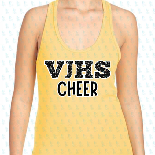 VJHS Cheer Faux Glitter