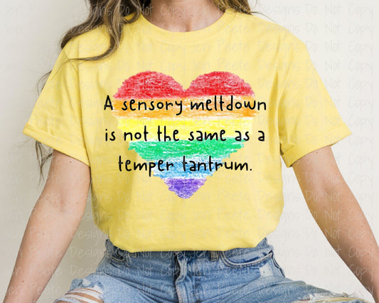 Autism is Not a Meltdown Heart