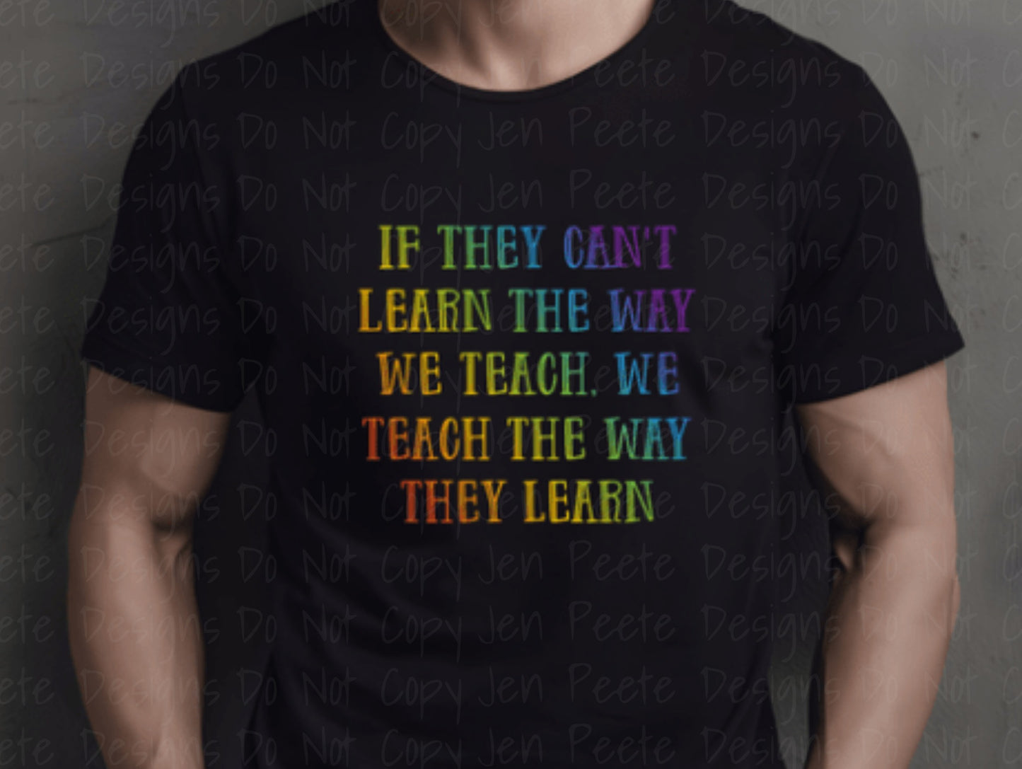 Teach Them How They Learn Autism Awareness T-shirt