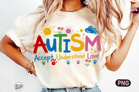 Autism in Kid's Handwriting Graphic T-Shirt