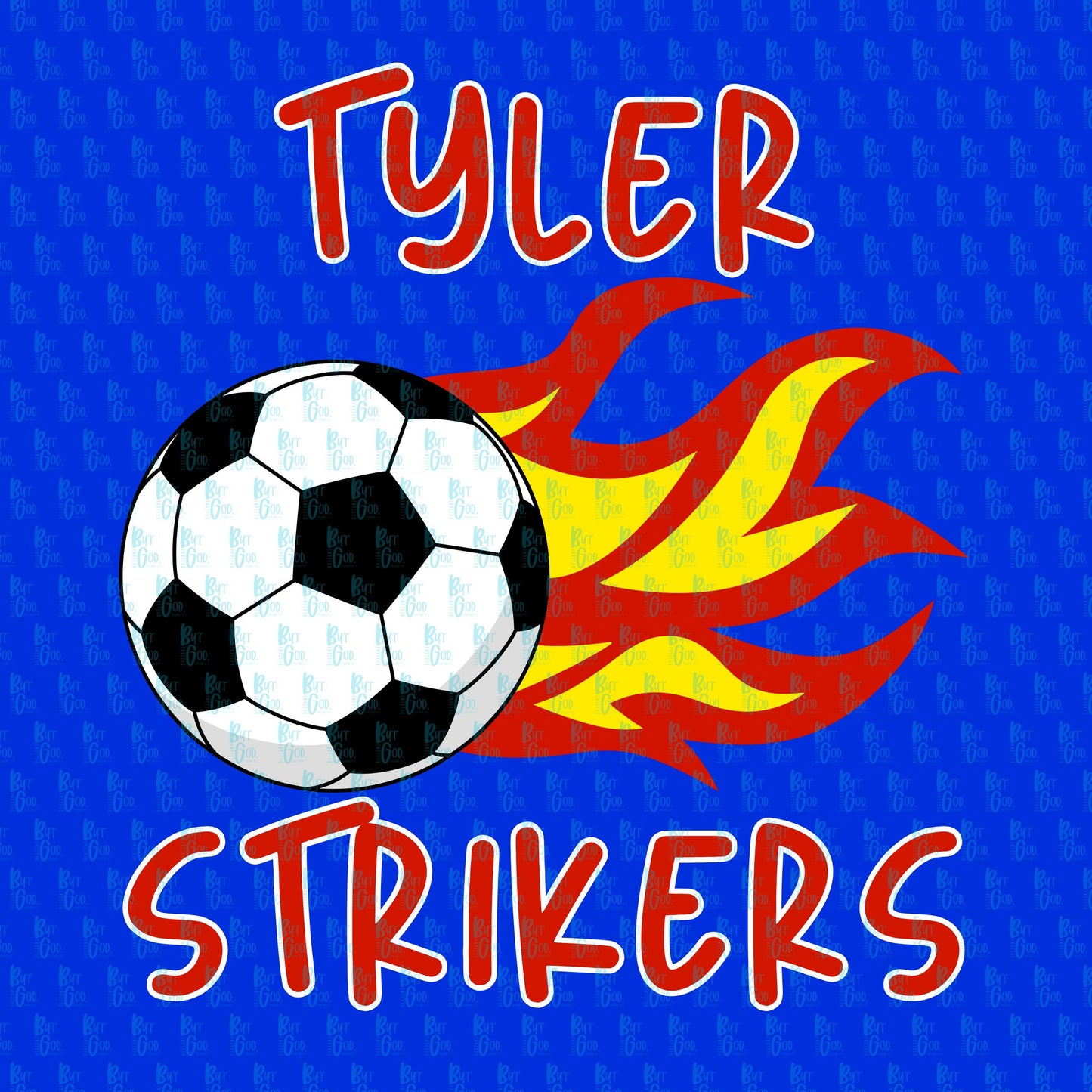 Tyler Strikers Soccer Custom Design